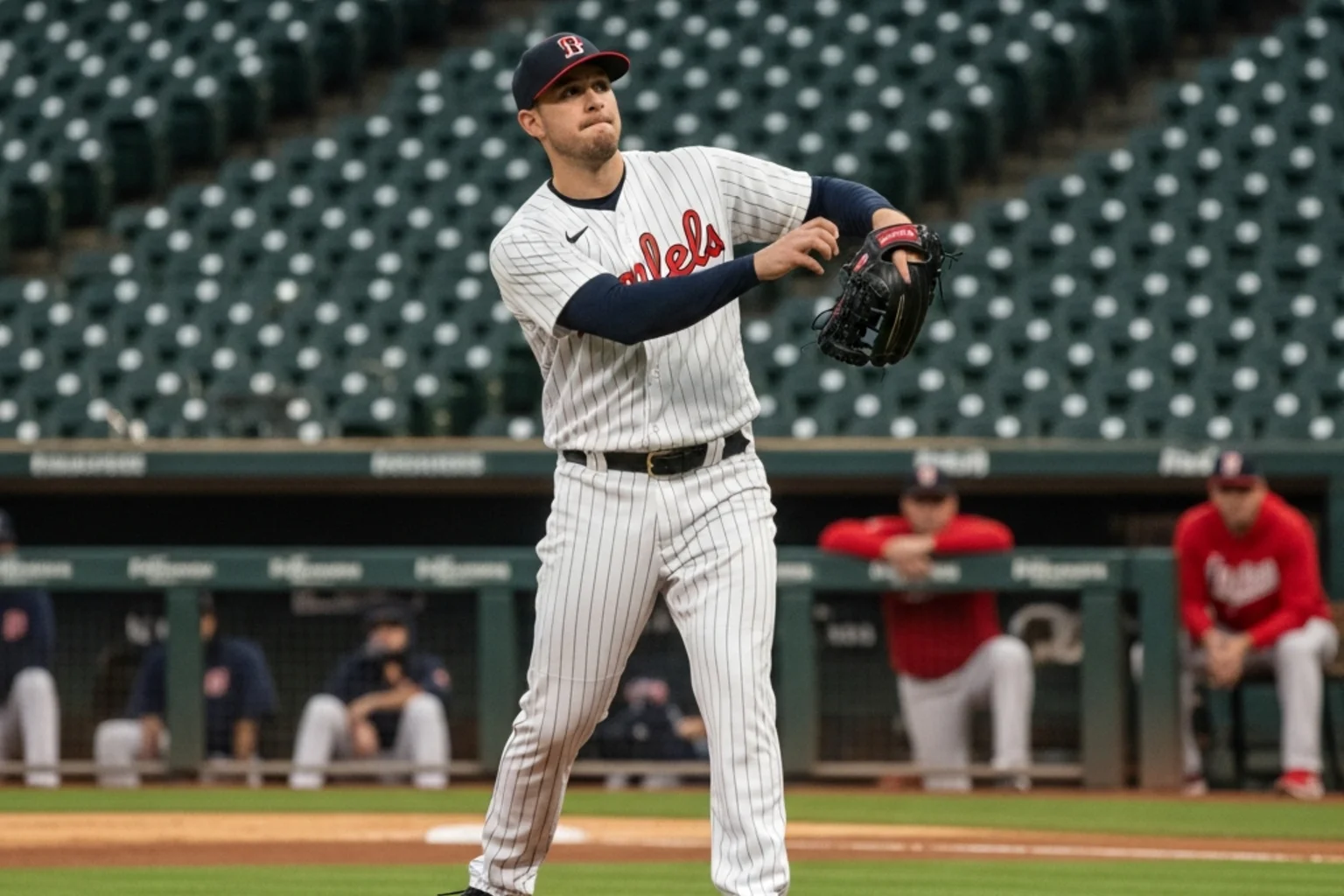 Lanciatore opener di baseball che inizia la partita MLB prima del bulk pitcher