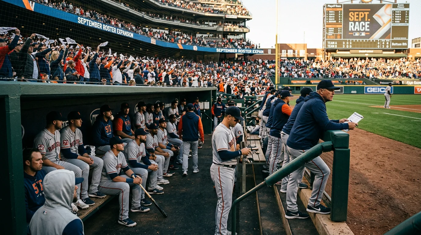 Squadra di baseball in corsa playoff a settembre con roster espanso MLB